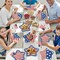 24 Pcs 4th of July Paper Plates - American Flag Patriotic Plate, Disposable Red White and Blue Star Shaped Dinner Dessert Plates Tableware for July 4th Memorial Day Independence Day Party Supplies